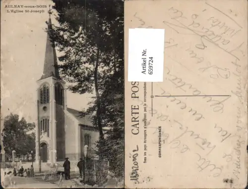 659724,Aulnay-sous-Bois L Eglise St Joseph Kirche France