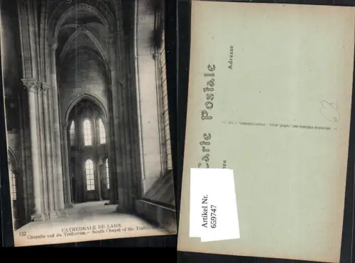 659747,Cathedrale de Laon Chapelle sud du Treforium France