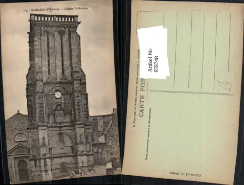 659748,Morlaix Finistere L Eglise St-Mathieu Kirche France
