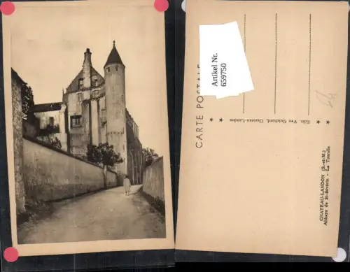 659750,Chateau-Landon Abbaye de St Severin La Tourelle France