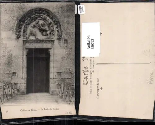 659763,Chateau de Coucy La Porte du Donjon France