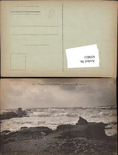 659851,Presquille de Quiberon Rochers de la Mer Sauvage France