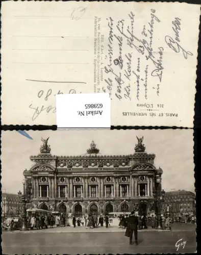 659865,Paris L Opera Oper France