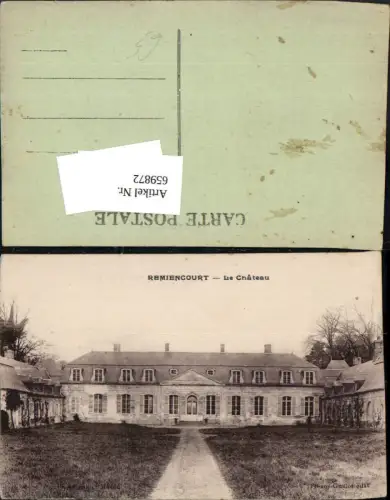 659872,Remiencourt Le Chateau Schloss France
