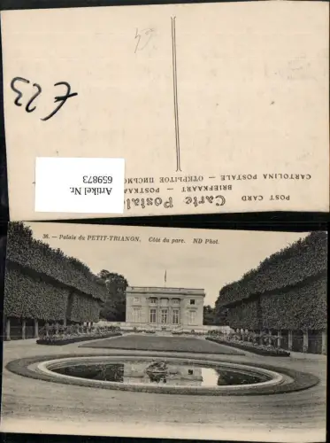 659873,Palais de Petit-Trianon Cote du parc France