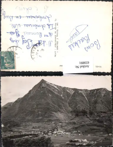 659891,Taninges Haute Savoie et le Pic Marcelly France
