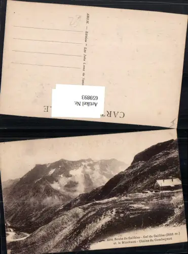 659893,Route de Galibier Col du Galibier et le Blockhaus Chaine du Combeynot France