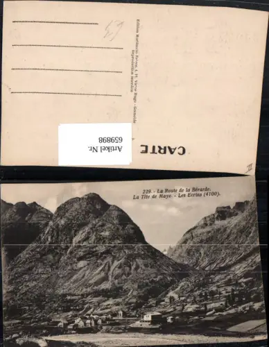 659898,La Route de la Berarde La Tete de Maye Les Ecrins France