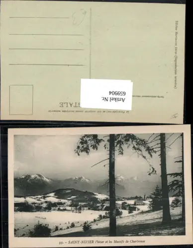 659904,Saint-Nizier l hiver et les Massifs de Chartreuse France