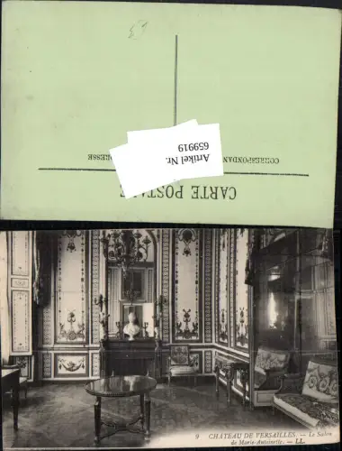 659919,Chateau de Versailles Le Salon de Marie-Antoinette France