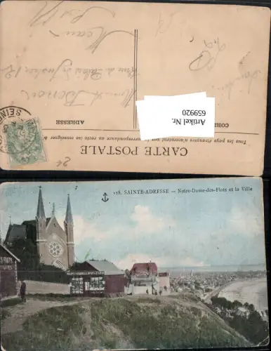 659920,Sainte-Adresse Notre-Dame des Flots et la Ville France