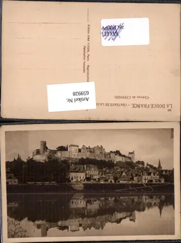 659928,Chateaux de La Loire Chateau de Chinon France