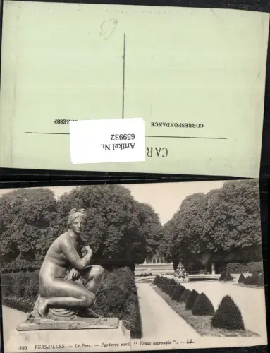 659932,Versailles Le Parc Parterre nord Venus accroupie France