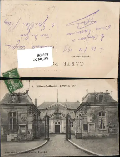 659936,Villers-Cotterets L Hotel de Ville France