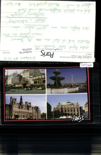 670756,Mehrbild Ak Paris Le Moulin Rouge La Place de Concorde L Opera France