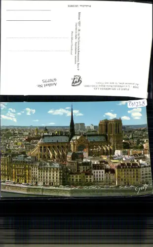 670775,Paris La cathedrale Notre-Dame mit Stadt France