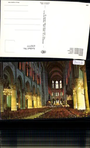 670777,Paris Notre Dame L interieur Innen Kathedrale France
