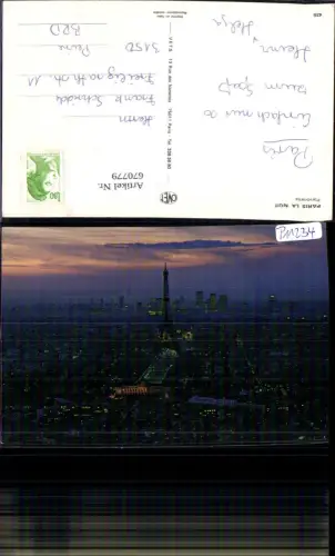 670779,Paris la Nuit Panorama b. Nacht France