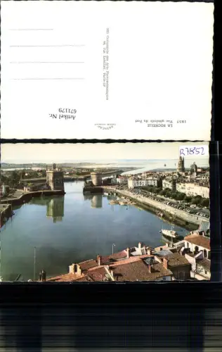 671179,La Rochelle Vue generale du Port Hafen Schiff France
