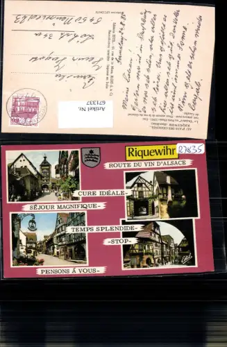 671337,Mehrbild Ak Riquewihr Le Dolder ou Porte-Haute France