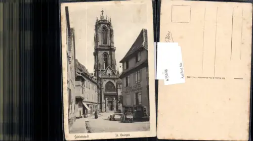 675598,Schlettstadt St. Georges Bäckerei Eugen Kuntz Sélestat
