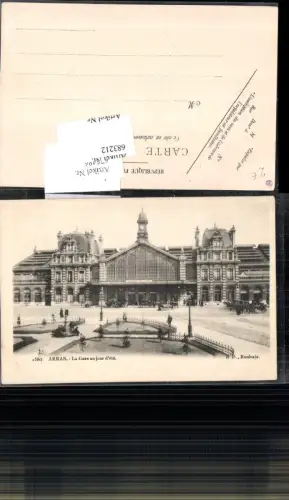 683212 Arras Pas de Calais La Gare Bahnhof