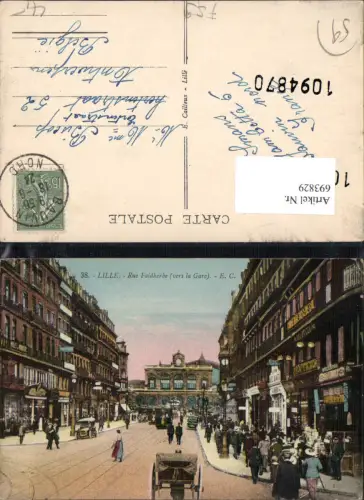 693829 Bahnhof La Gare Lille France