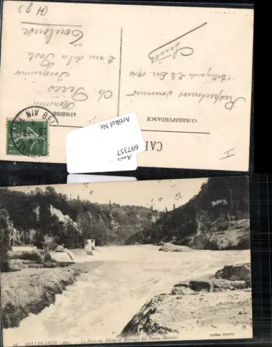 697357 Bellegarde Ain Languedoc Gard Rhone et Barrage Forces Motrices