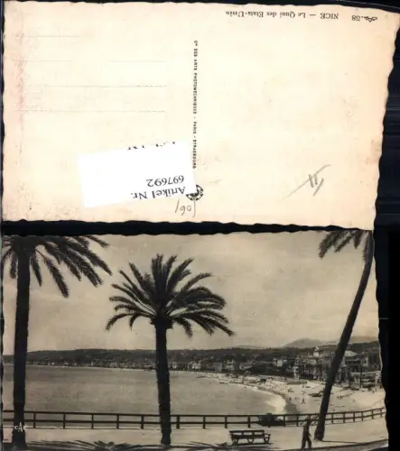 697692 France Ansichtskarte Nice Nizza
