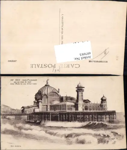 697693 France Ansichtskarte Nice Nizza