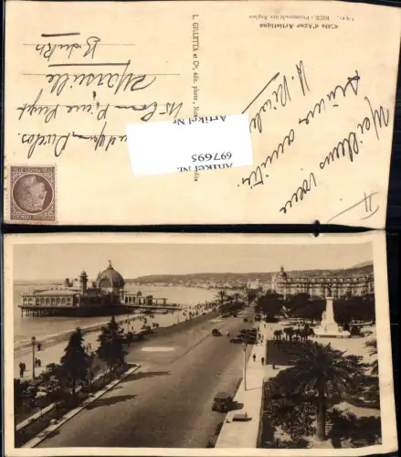 697695 France Ansichtskarte Nice Nizza