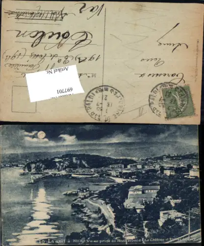 697701 France Ansichtskarte Nice Nizza