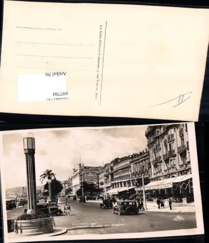 697704 France Ansichtskarte Nice Nizza