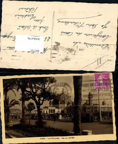 697711 France Ansichtskarte Nice Nizza