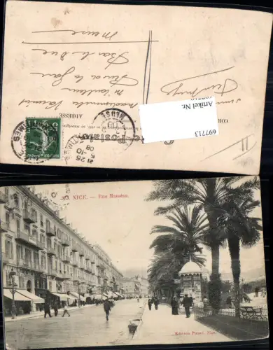 697713 France Ansichtskarte Nice Nizza