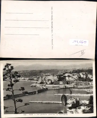 697715 France Ansichtskarte Nice Nizza