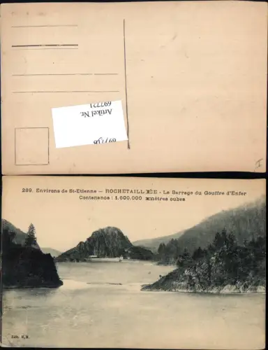 697721 France Ansichtskarte Environs de Saint Etienne Rochetaillee