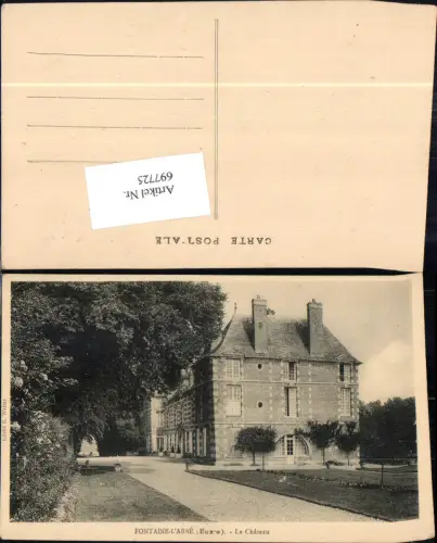 697725 France Ansichtskarte Fontaine-L Abbe Eure Fontaine-l’Abbé Normandie