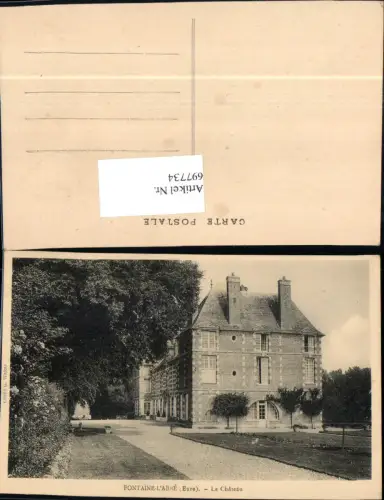 697734 France Ansichtskarte Fontaine-L Abbe Eure Fontaine-l’Abbé Normandie