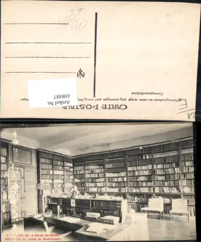 698487 Bibliothek La Roche en Brenil