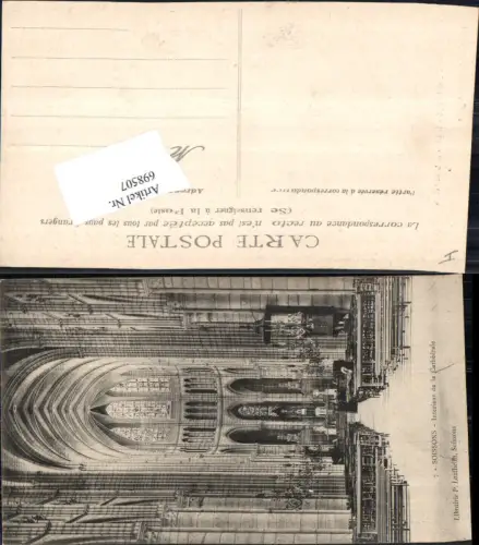698507 Soissons Aisne Cathedrale