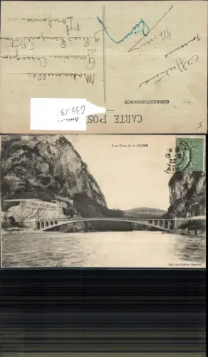 699132 Environs de Belley Lac de Bar La Balme France Brücke Pont