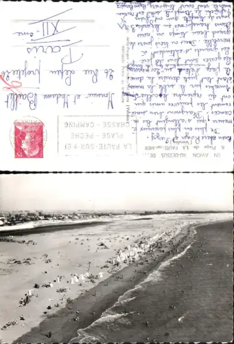 702979 Plage de La Faute sur Mer Vendee Strandleben Strand Meer