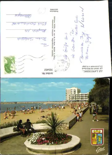 705402 France Le Languedoc Le Grau-du-Roi Gard La promenade et la plage Strandleben Strand