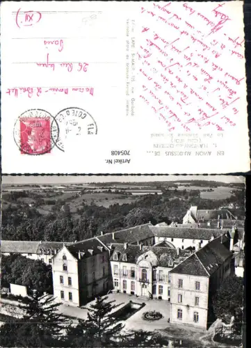 705408 France Luftbild Flavigny-sur-Ozerain Cote d Or Le Petit Seminaire St Bernard