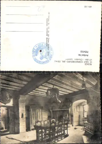 705410 France Alsace Le Haut Koenigsbourg Chambre Lorraine Interieur