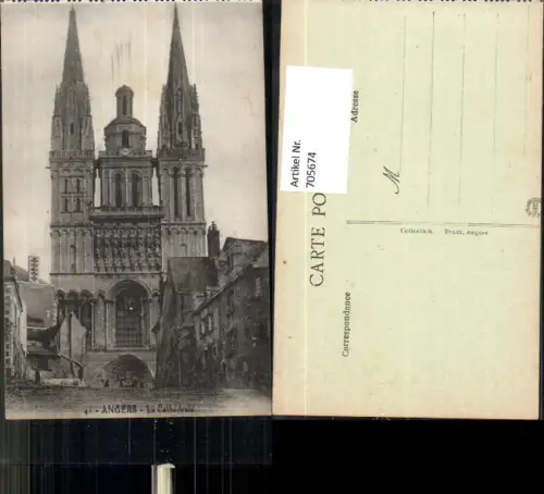 705674 France Angers La Cathedrale