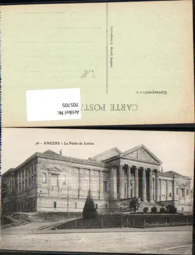 705705 France Angers Le Palais de Justice
