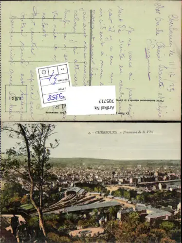 705717 France Cherbourg Panorama de la Ville