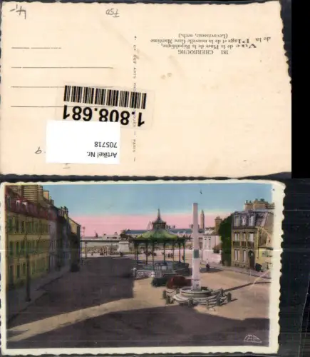 705718 France Cherbourg Vue de la Place de la Republique